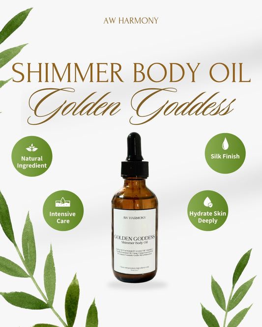 Golden Goddess Shimmer Body Oil