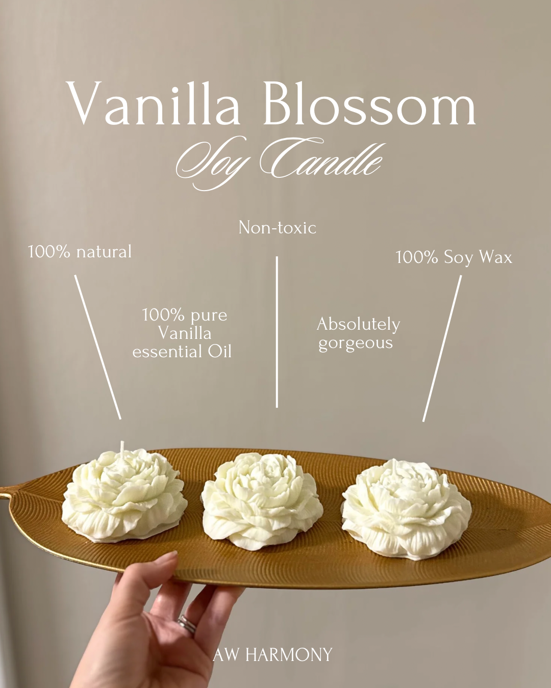 Vanilla Blossom Soy Candle